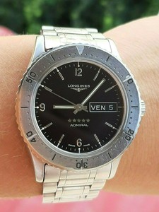 longines day date automatic watch