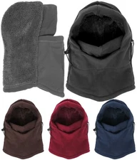 Heavy Duty Winter Thick Plush Fleece Balaclava Hooded Face Mask Neck Warmer