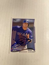Colorado Rockies BRANDON BARNES Signed Card