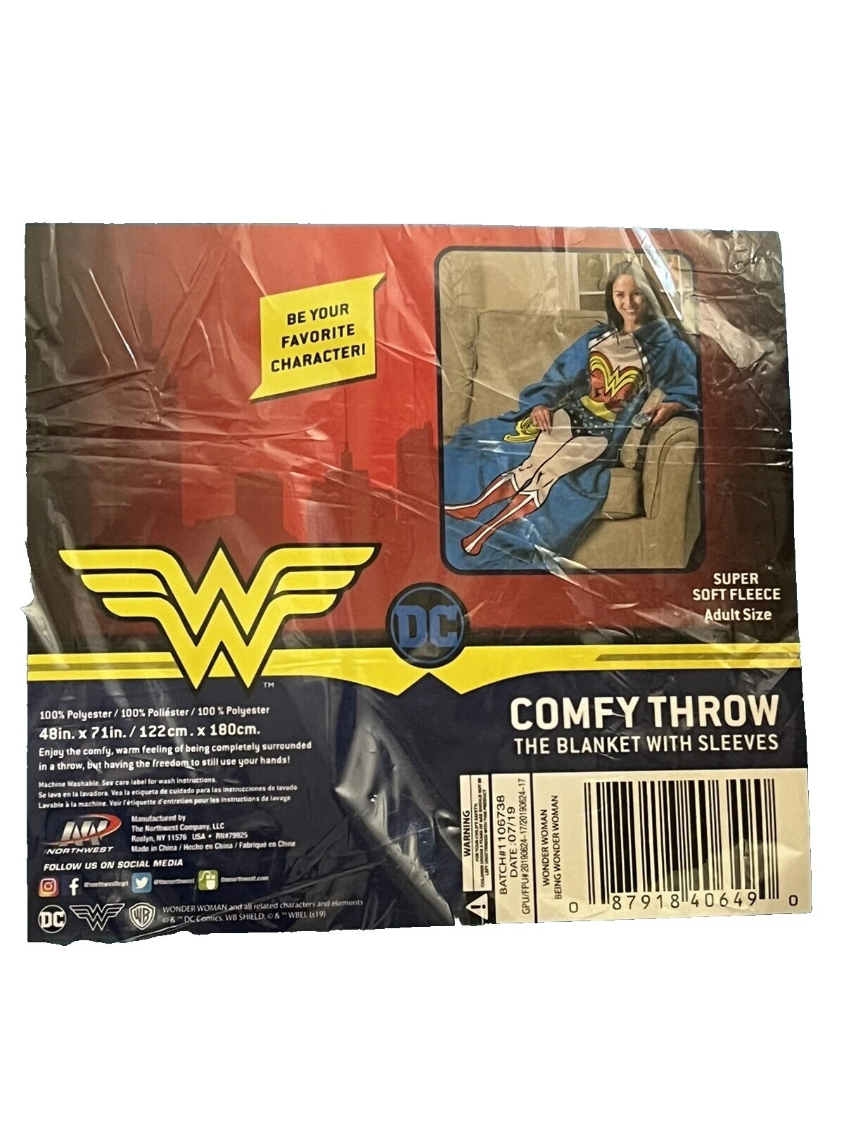 DC Comics Pictorial Blankets & Throws