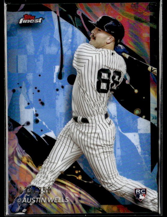 L7,886 - 2024 Finest Sky Blue Refractors #116 Austin Wells /250