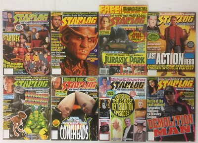 Starlog Vintage 8 Magazine Lot Issues # 189 to 196 No Gaps Series