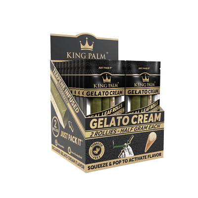 King Palm | Gelato Creme | 2 Blatt Rollie Vorrollen | 1 Packung = 2 Rollen