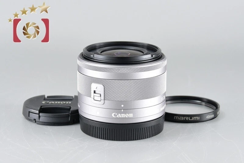 Excelente!! Canon EF-M 15-45 mm f/3,5-6,3 IS STM plateado