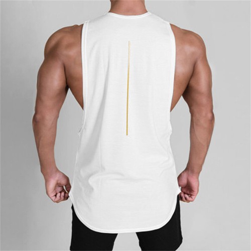 Men Loose Gym Muscle Singlets Workout Sport Tank Top Fitness Sleeveless T-shirt - Picture 9 of 30