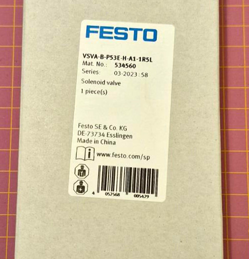 Festo 534560 Magnetventil VSVA-B-P53E-H-A1-1R5L Neu+OVP, 4052568005429