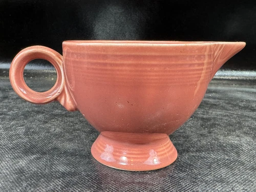 Vintage FIESTA Pink Rose Creamer Fiestaware Homer Laughlin