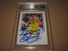 BREANNA STEWART SIGNED AUTO 2018 WNBA CARD SP 1/500 -BECKETT SLAB -AUTO GRADE 10