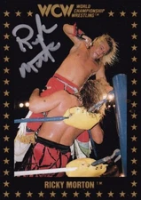Ricky Morton Signed WCW Wrestling Trading Card NWA WWE Wrestler #30 1991