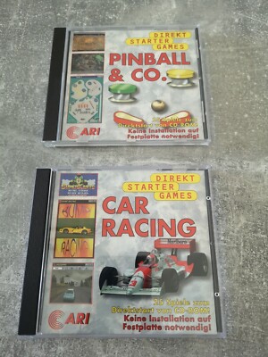 100 PC Spiele Direkt Starter Games auf 2 x CD Rom Klassiker 1996
