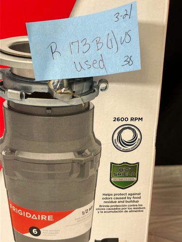 Frigidaire Gray 2600 RPM Compact Design 1/2 HP Food Waste Disposer - Picture 12 of 12