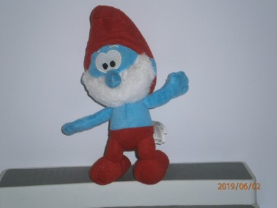papa smurf plush toy