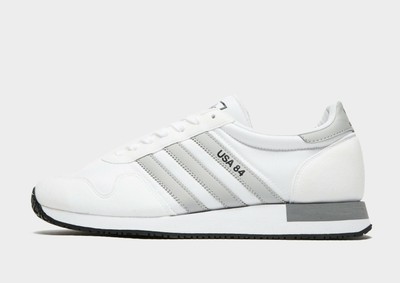 Authentic Adidas Original USA 84 ®( Men Size:UK 10 EUR 44.5 ) White / Grey  Three | eBay