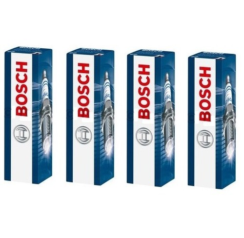 Spark Plugs x 4 Bosch Fits Chevrolet Lacetti Mazda 3 MX-5 Honda Saab Subaru Kia - 第 3/4 張圖片
