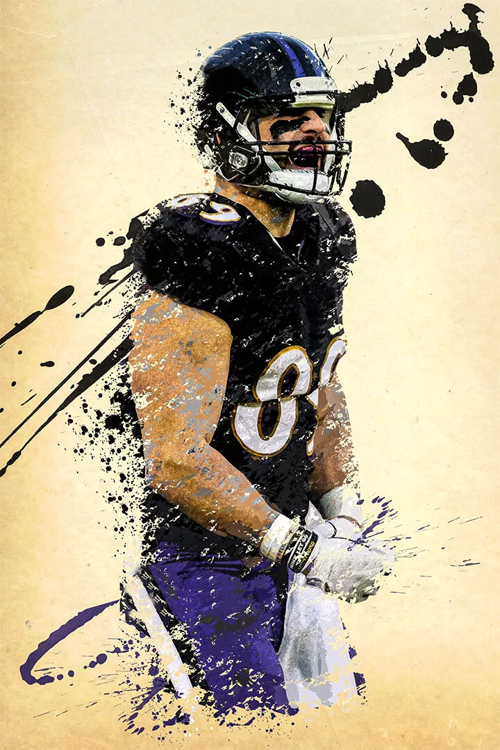 Baltimore Ravens American Football Player Mark Andrews Wall Art - POSTER  20"x30" | eBay