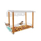 Window Bird Feeder Transparent Suction Cup Balcony Feeding Station Box