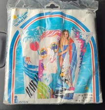 The Wet Set Inflatable Action Mat 72" x 27" Vintage 1999 NOS Pool Float green