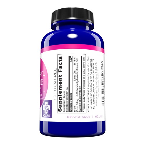MD. Life L-Methylfolate - 5mg - 120ct