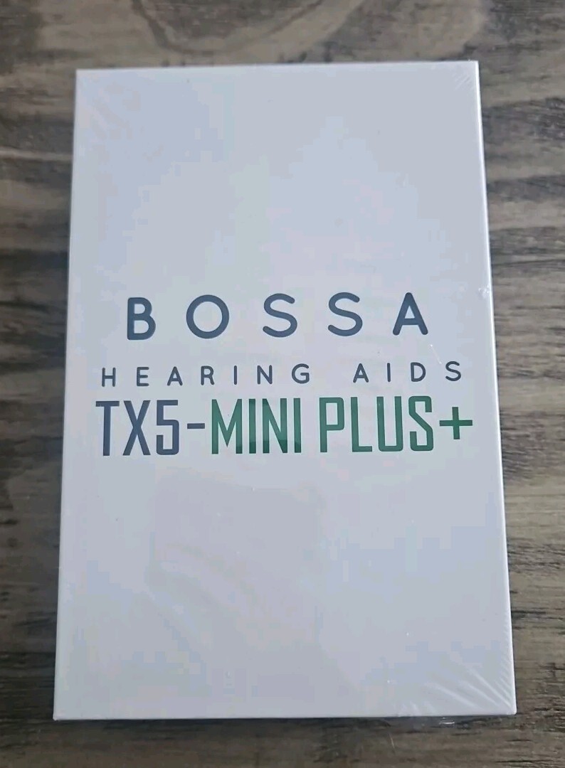 BOSSA TX5 Mini Plus+ Hearing Aids W/Rechargeable Case BRAND NEW Sealed