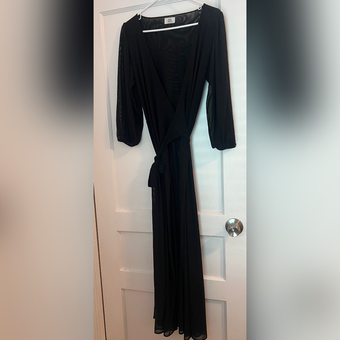 aritzia black wrap dress Aritzia Dresses | Nwt Aritzia Babaton Neval Dress-- Black-- | Color: Black | Size: Xs