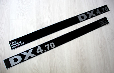 Deutz DX4.70 Aufkleber Motorhaube Label Sticker Emblem