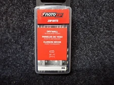 NEW (Pack of 50) RotoZIP ZB50 1/8" Drywall Zip Bits w/ Standard Point (BN455)