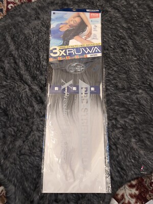 3X Ruwa Braid 24'' Sensationnel Xpression Pre-Stretched Braid Hair ColorSM1B/60