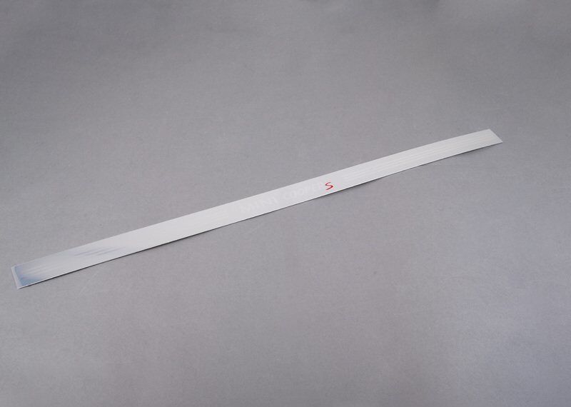 MINI NEW GENUINE R52 R53 R56 S MINI COOPER DOOR SILL ENTRY STRIP 1 PCS