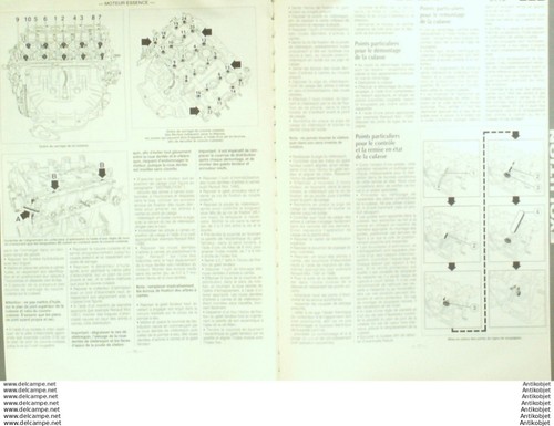 Revue Technique Automobile Peugeot 307 Renault Megane  #639 - Picture 2 of 4