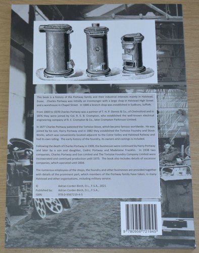 TORTOISE FOUNDRY HALSTEAD - Portway Family Heating Fuel Stoves History Essex - Imagen 3 de 3