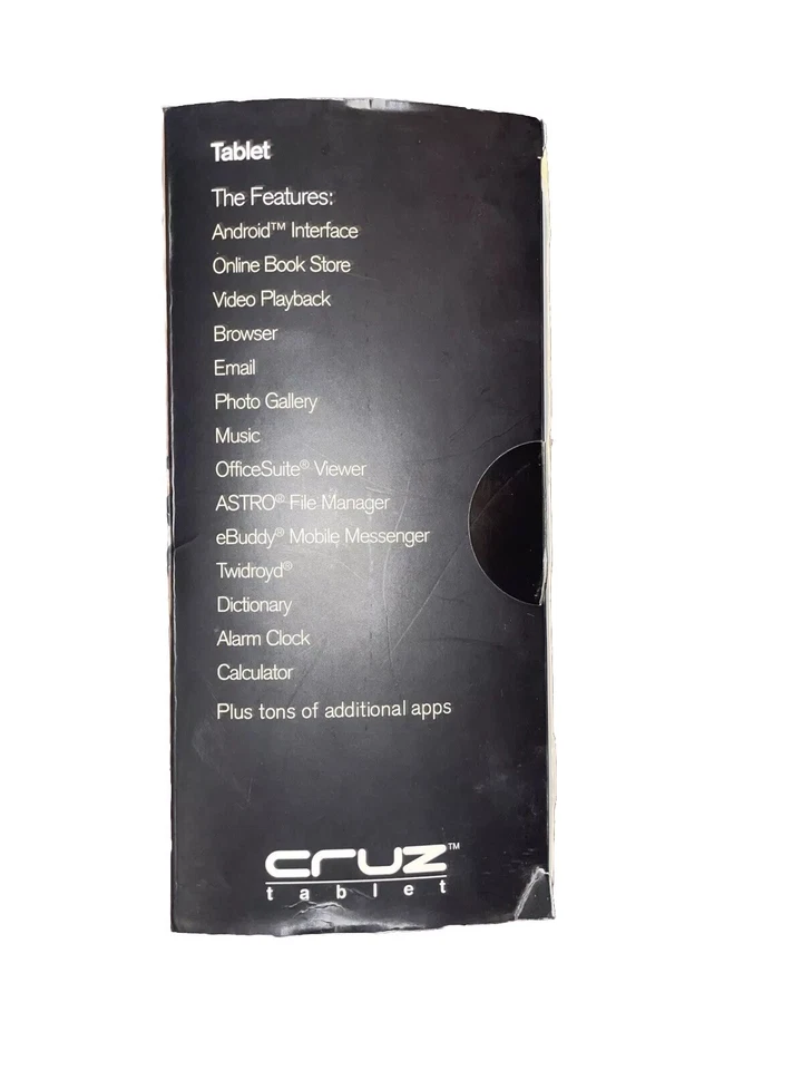 Velocity Micro T301 Cruz 7-Inch Android 2.0 Tablet (Black) Brand New Sealed - Image 4 of 4