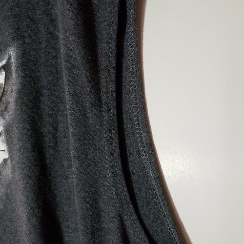 Vintage Harley Davidson Tshirt - Sleeveless Size L - Cotton - Black - Eagle, USA - Picture 7 of 11
