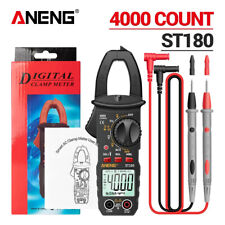 Digital Clamp Multimeter Clamp Meter 4000 Counts AC/DC Volt Amp Ohmmeter Tester