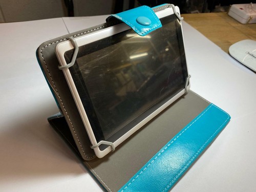 Light Blue Android Logo Folder Case for ASUS Fone Pad 7 FE170CG Tablet - Picture 7 of 8