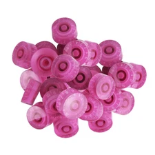 FLEOR 50PCS Fuchsia Barrel LP Guitar Volume Tone Knob Control Speed Knobs Button