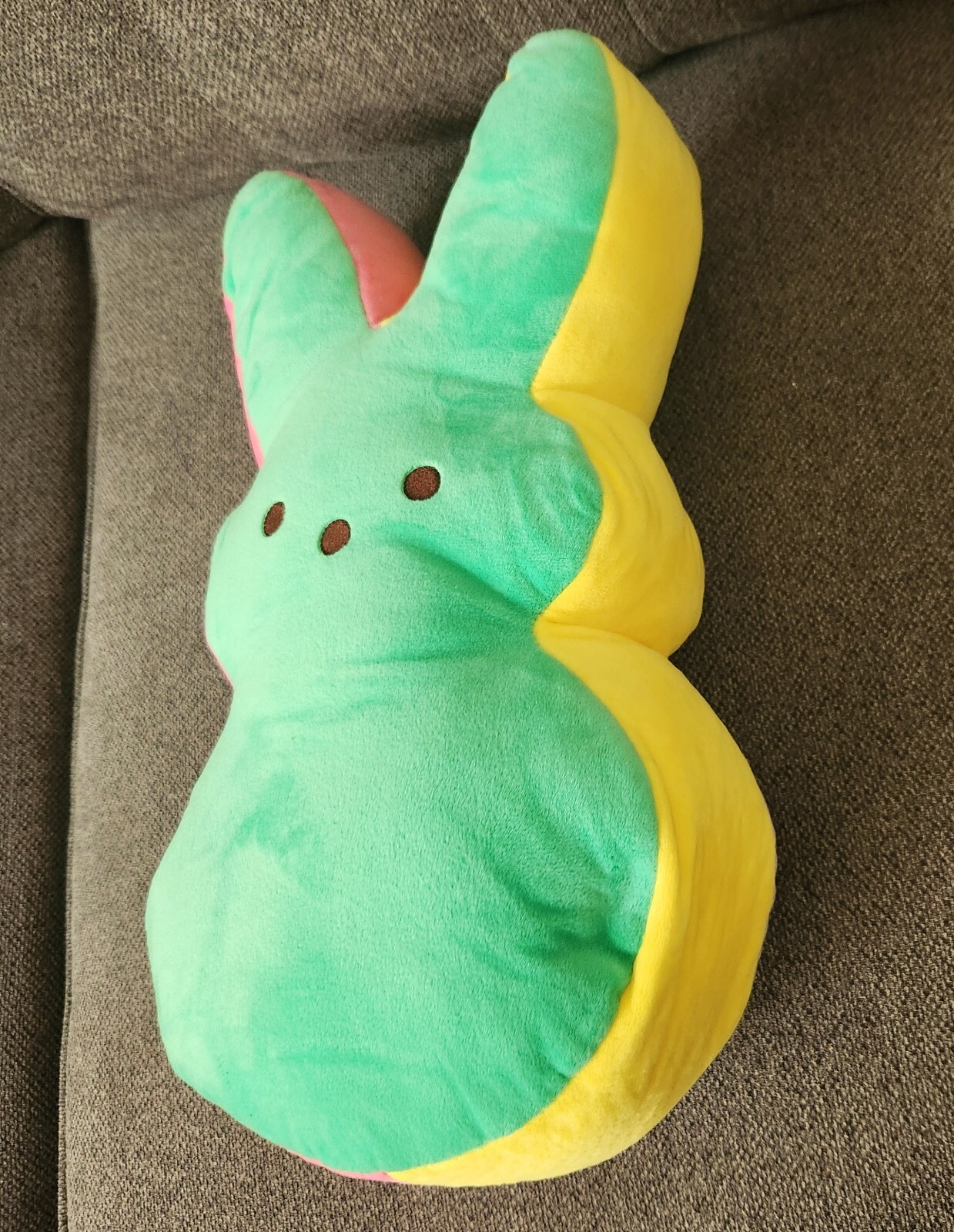 Just Play Peeps Bunny Rabbit Colorblock Plush Green Pink Purple Yellow ...