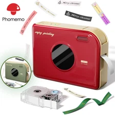 Phomemo A30 Label Maker Machine with Tape Portable Bluetooth Thermal Printer