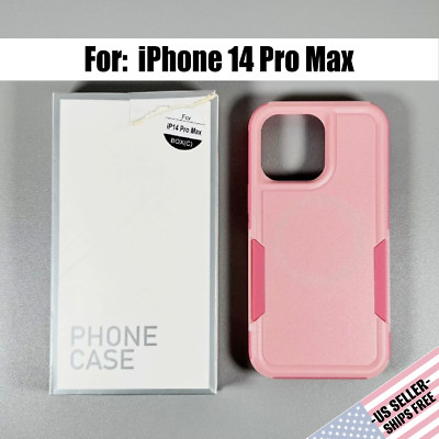 Case for iPhone 14 Pro Max - Rugged Pink | Dual Layer | Magnetic | Adventurer