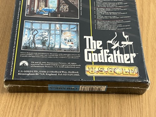 Amiga U.S. Gold The Godfather Vintage Game - New Sealed -👽👾Retro Gift Idea👾👽 - Afbeelding 11 van 24