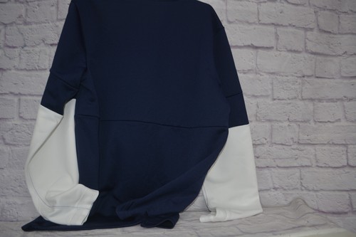 NIKE MEN'S C14543-419 FOOTBALL ACTIVE MEN'S NAVY BLUE WHITE JACKET SWEATER S NEW - Imagen 6 de 7