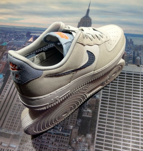 Nike Air Force 1 Low '07 LV8 Pure Platinum/Indigo Fog Size 11.5 CK4383 001 New - Picture 2 of 7
