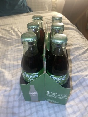 2014 Coca-Cola Life 6 Pack 8oz Glass Bottles Sealed Soda Cane