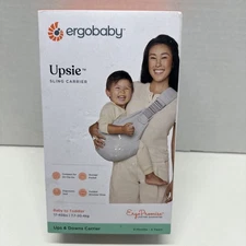 Ergobaby Upsie Sling Baby Carrier for Ages 6 Mos to 4 Yrs (17 - 45 Lbs), Grey
