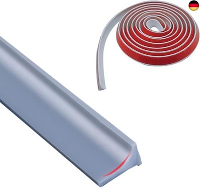 6M*20MM Schwallschutzleiste Dusche Selbstklebend, mit Silikonkautschuk