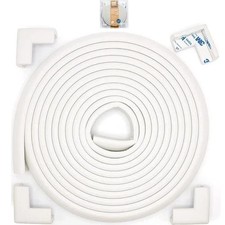 ROVING COVE CORNER EDGE PROTECTION FOR CHILDREN 15FT W/4 EDGES WHITE 