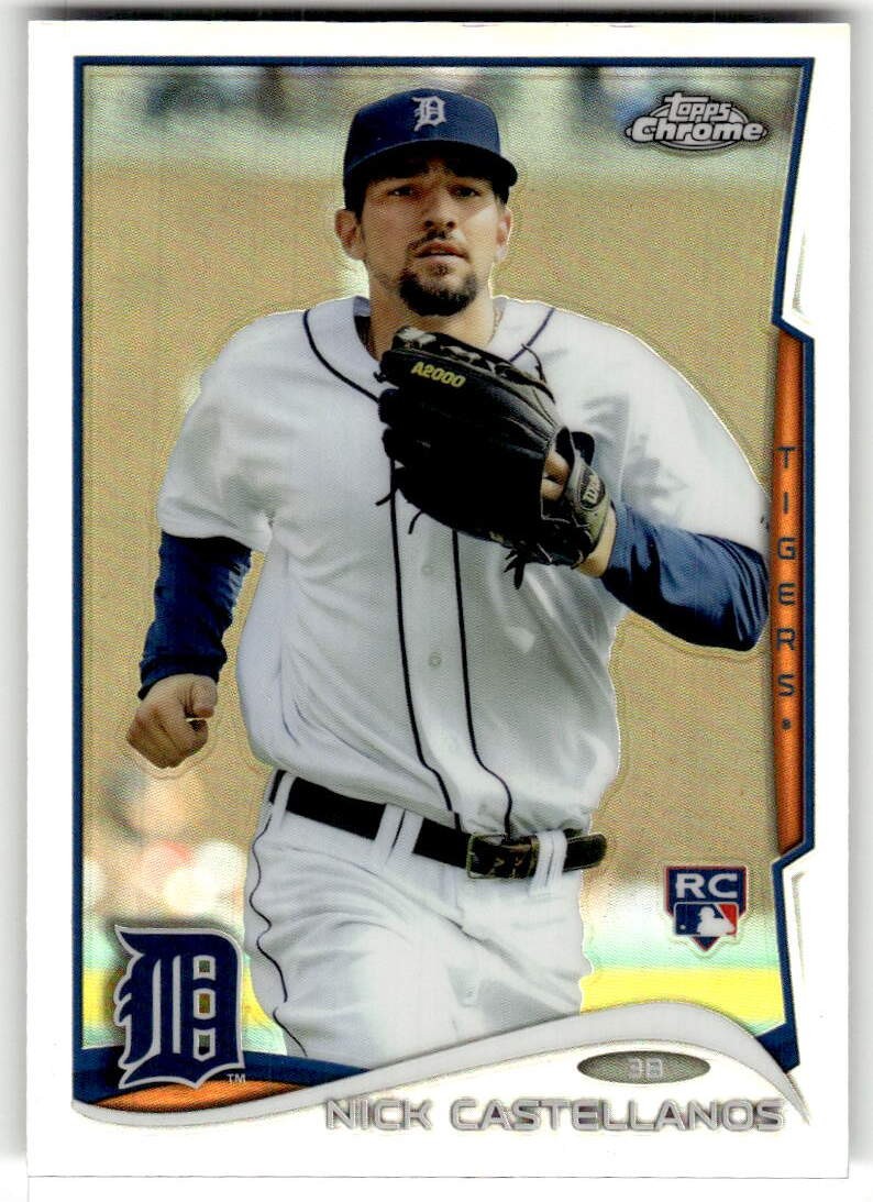 2014 Topps Chrome Nick Castellanos Refractors Rookie #4