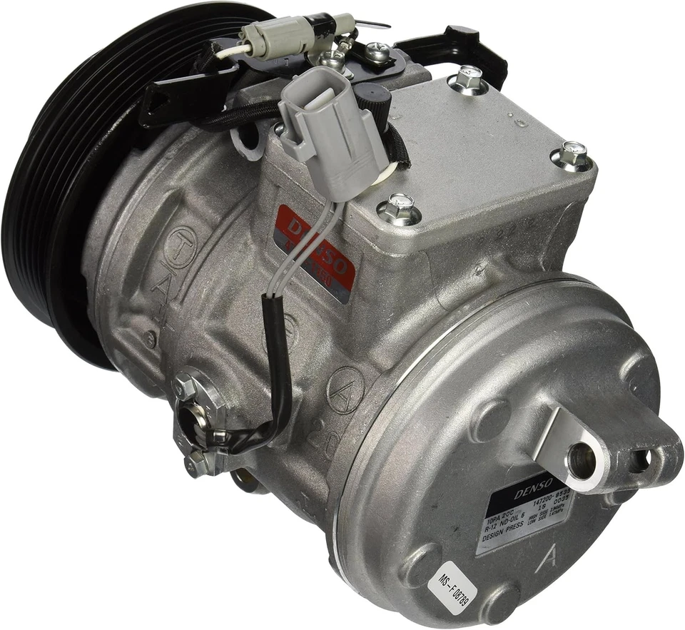 A/C Compressor w/ Clutch DENSO 471-1150 for Lexus SC400 92-93 - Image 2 of 2