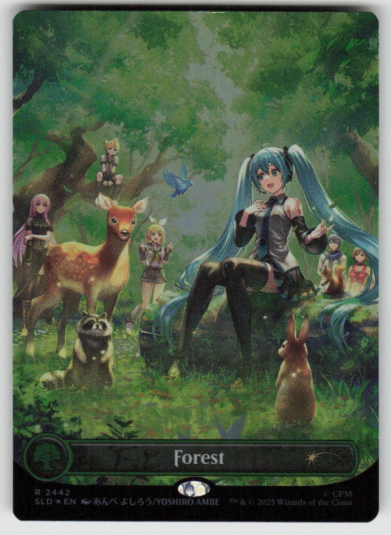 Forest Foil Rare Secret Lair Drop Series 2442 MTG Near Mint