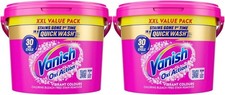 Vanish Oxi Action Stain Remover Powder 2.4kg Bucket Laundry Cleaner