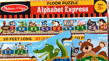 Alphabet Express 27 Piece Jigsaw Floor Puzzle Melissa And Doug